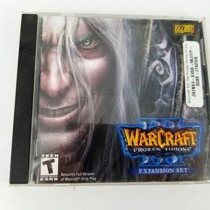 WarCraft III 3 Frozen Throne Expansion PC CD Rom Game Mac Windows 98+ 2003